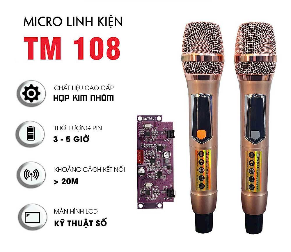 Micro loa kéo TM 107/108/129