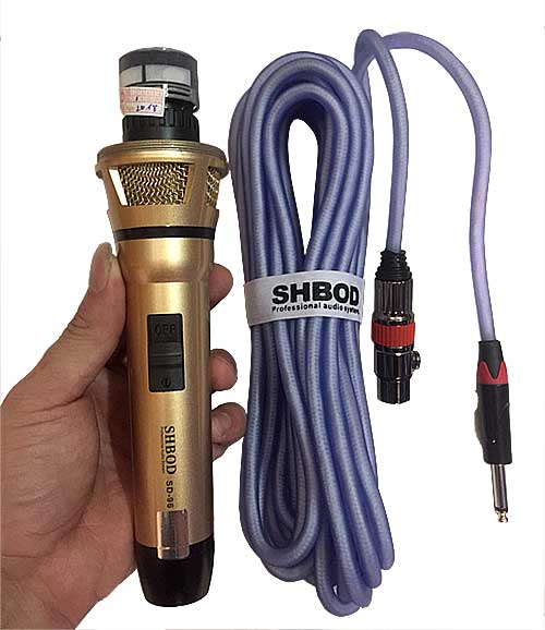 Microphone có dây SHBOD SD-96, công nghệ Mỹ