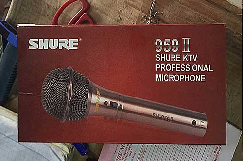 Microphone có dây Shure 959II ( 2019), hàng cao cấp cực nhạy