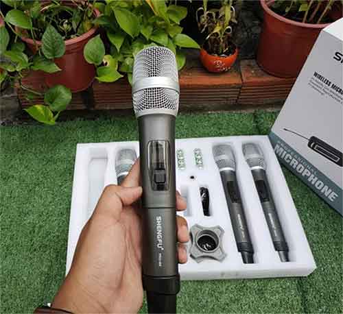 Microphone không dây Shengfu Pro-M4, chuyên dùng karaoke-MC