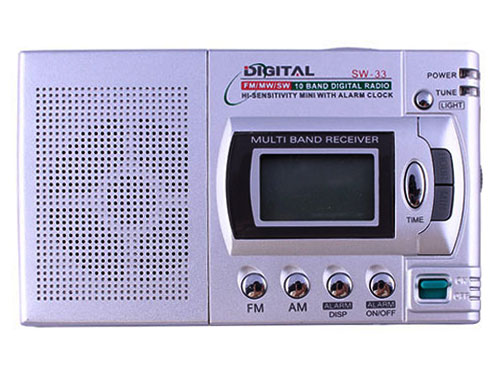 Radio 10 band Sony SW-33, nghe được nhiều đài, dùng pin rời