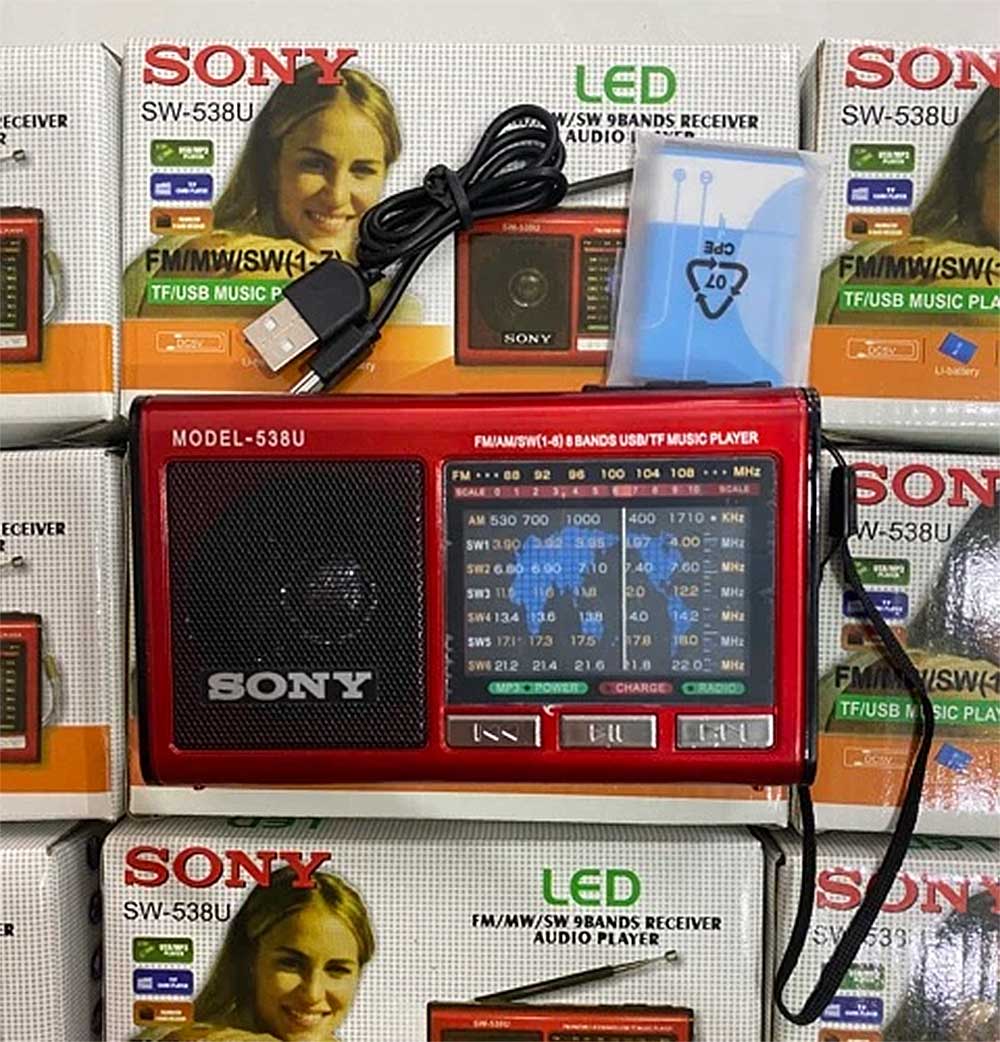 Radio điện tử SONY SW-538U, 8 băng tần