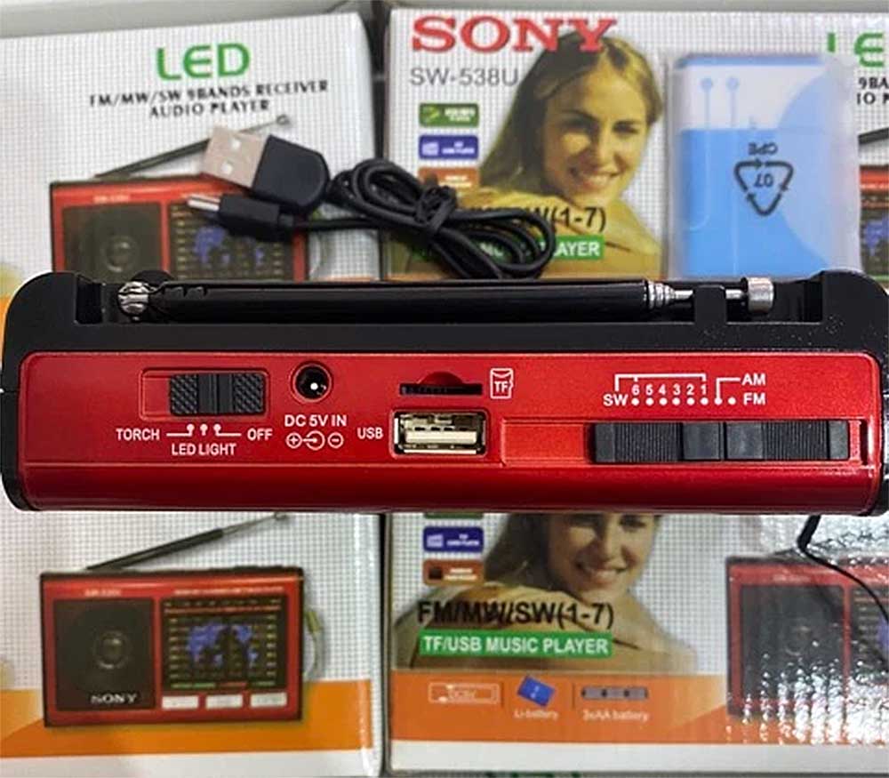 Radio điện tử SONY SW-538U, 8 băng tần