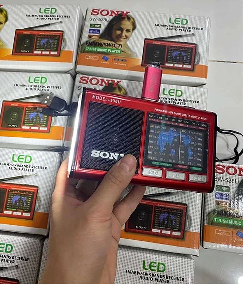 Radio điện tử SONY SW-538U, 8 băng tần