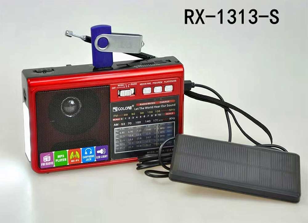 Radio GOLON RX-1313, 8 băng tần AM/FM/SW