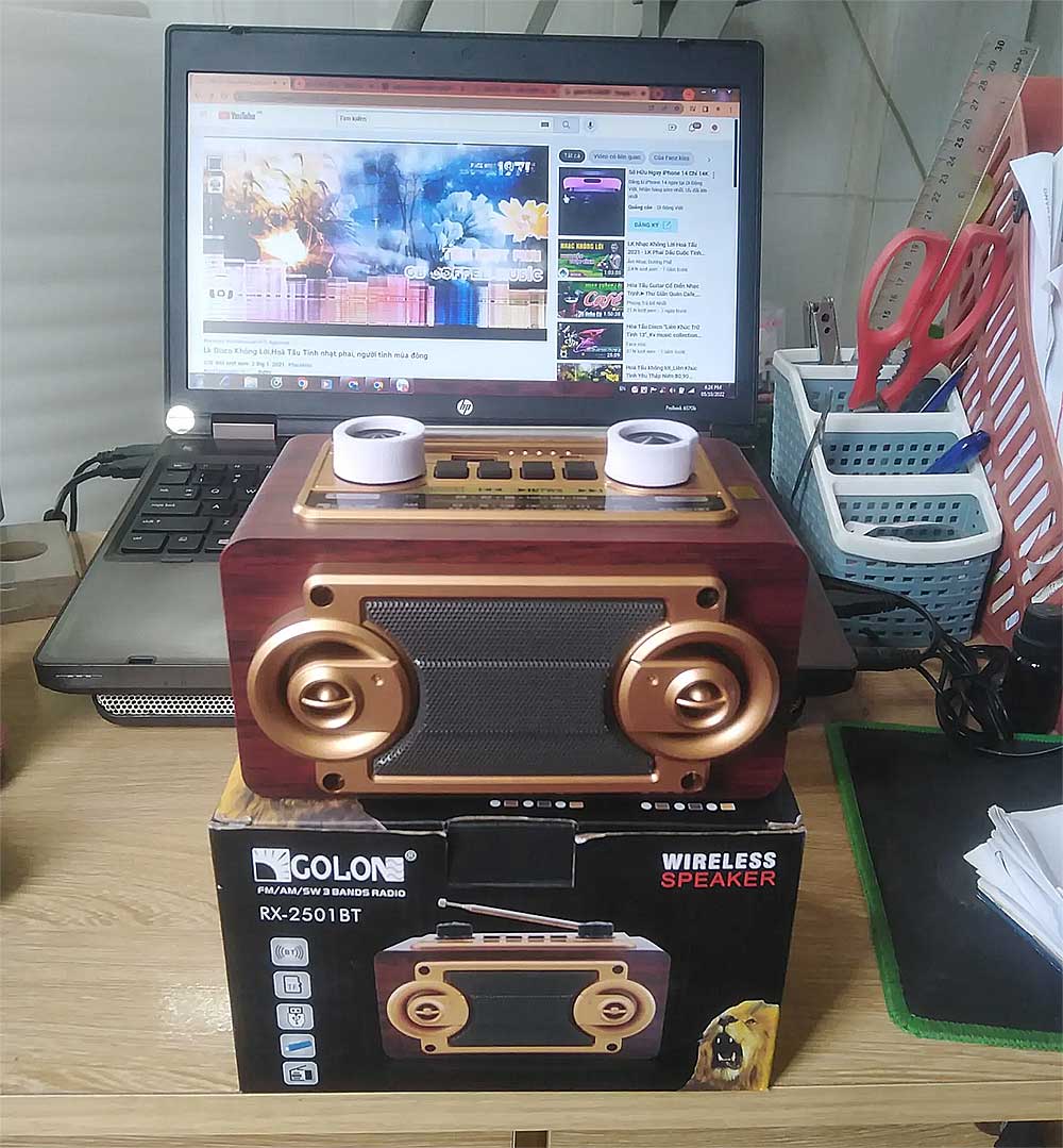 Radio GOLON RX-2501BT, 3 band tần