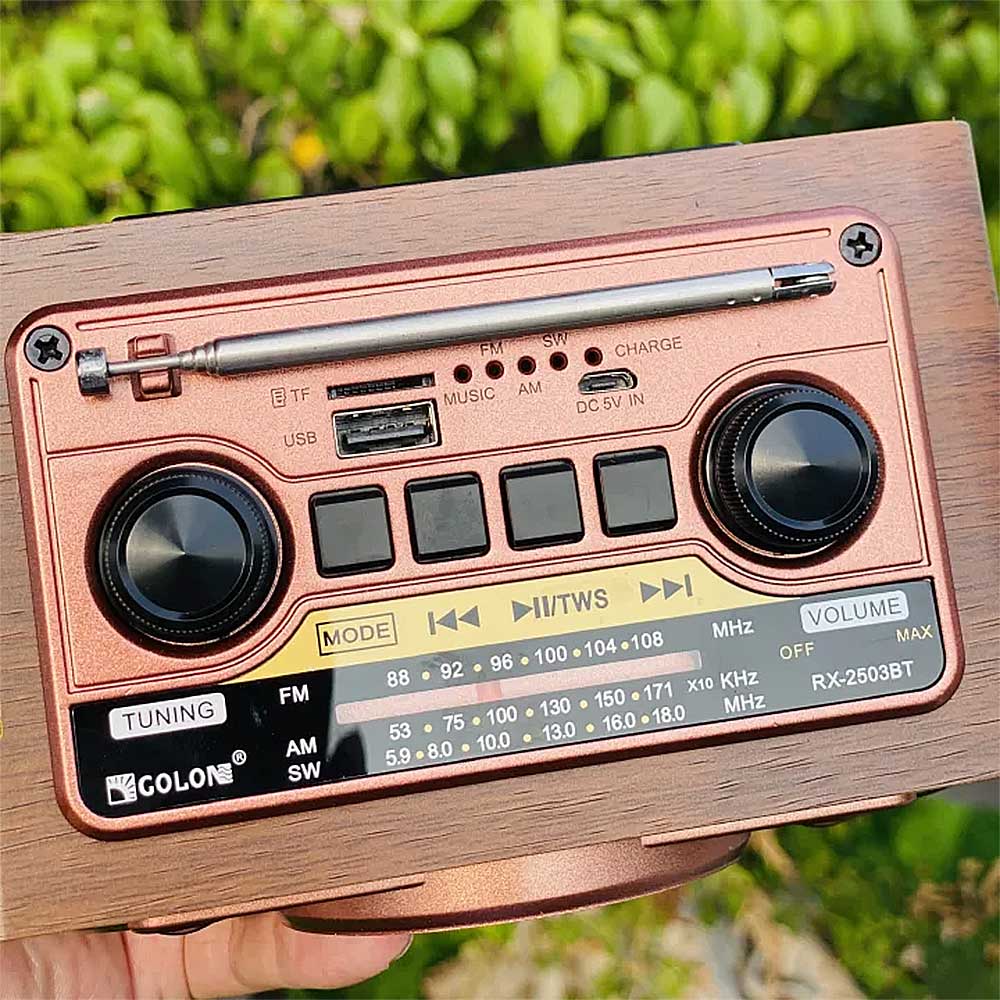 Radio GOLON RX-2503BT, 3 băng tần