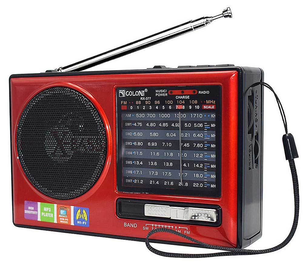 Radio GOLON RX-377BT, 9 băng tần