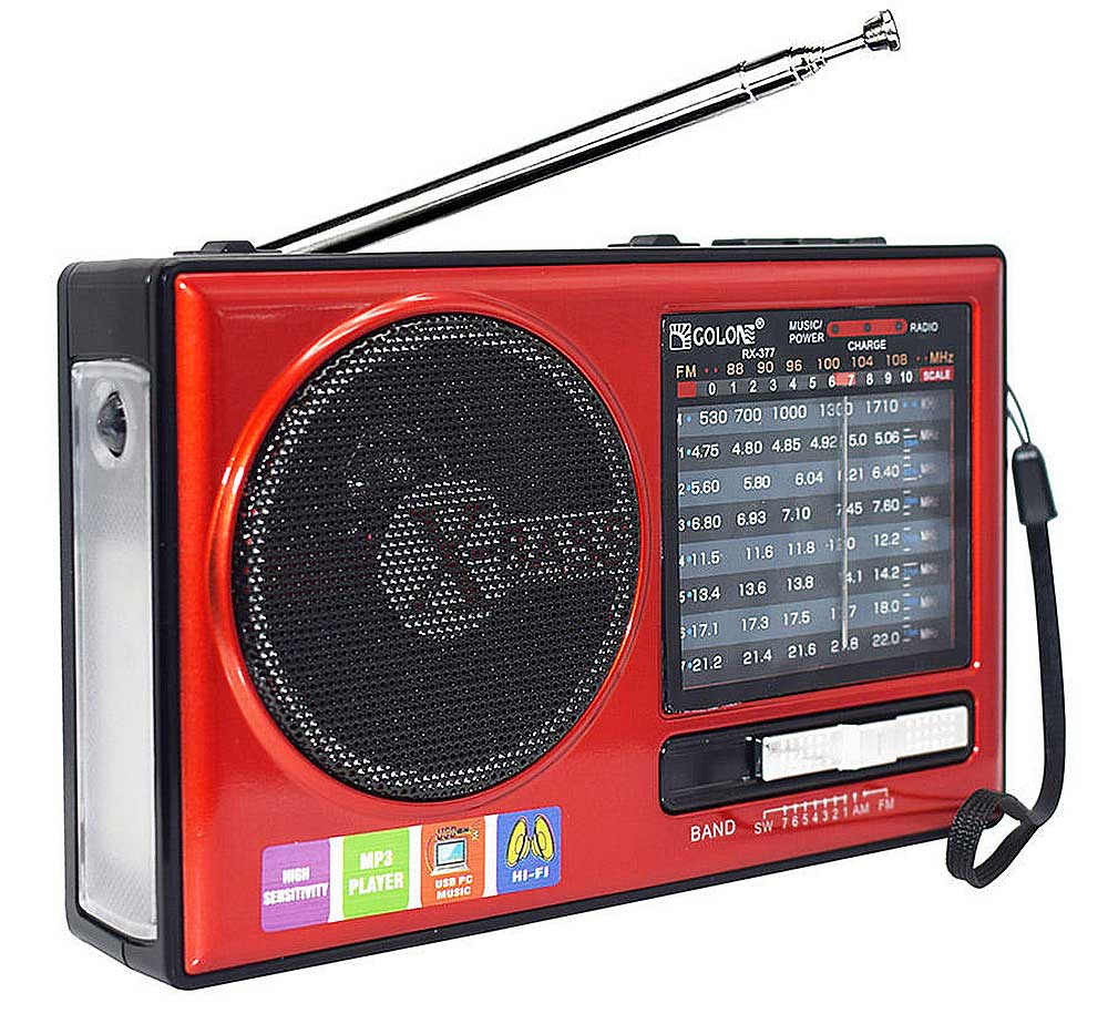 Radio GOLON RX-377BT, 9 băng tần