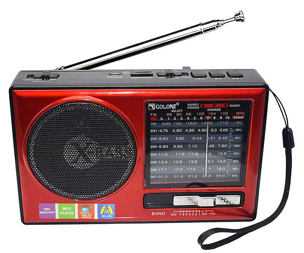 Radio GOLON RX-377BT, 9 băng tần
