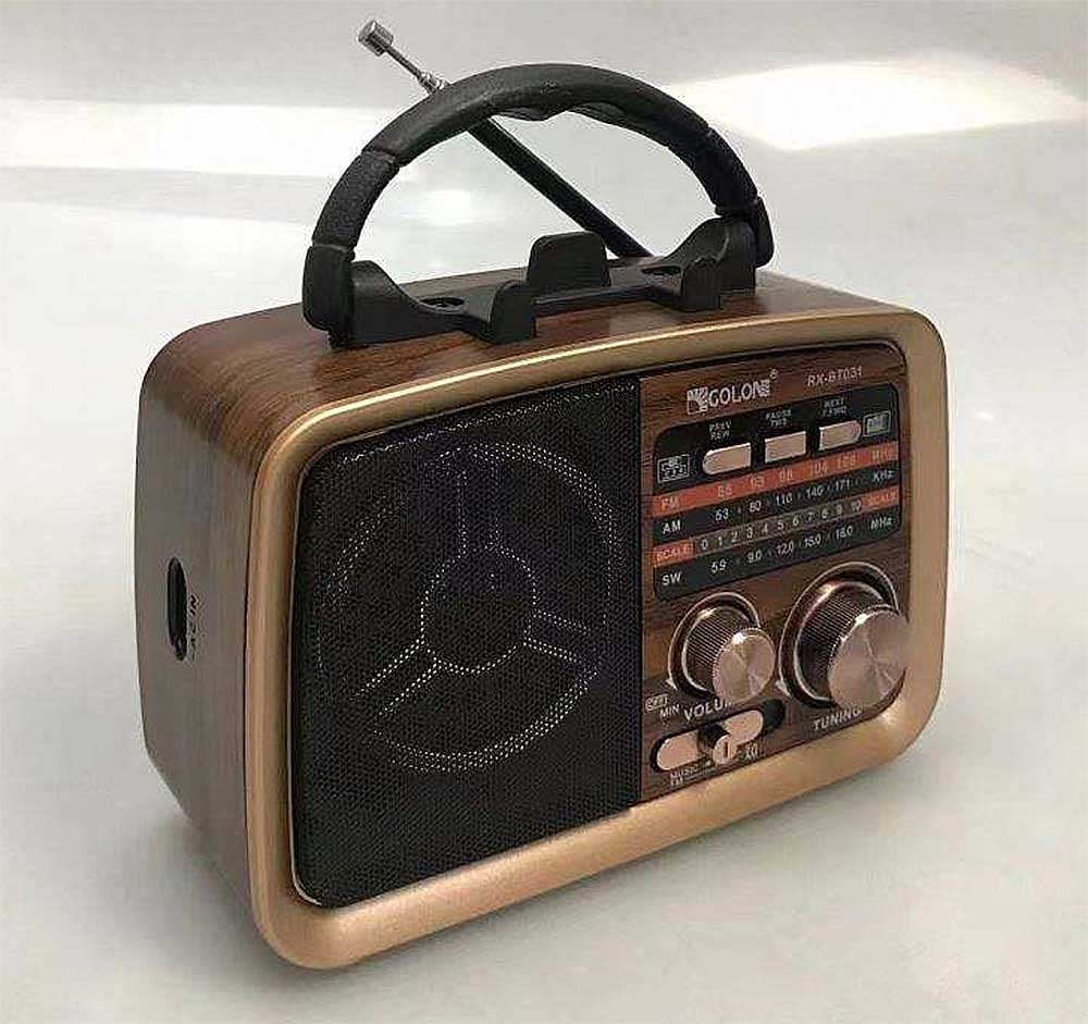 Radio GOLON RX-BT031, 3 băng AM/FM/SW