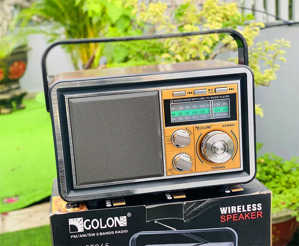 Radio GOLON RX-BT065, 3 băng tần