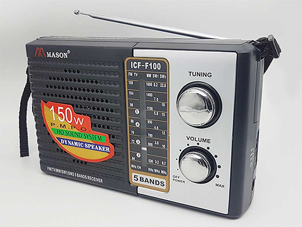 Radio MASON ICF-F100, 5 băng tần