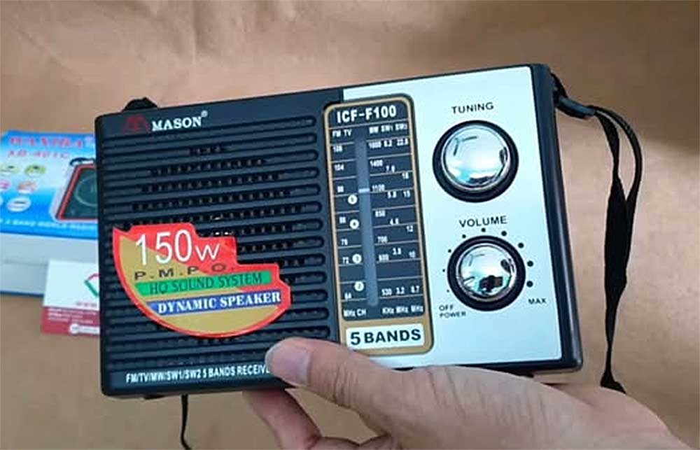 Radio MASON ICF-F100, 5 băng tần