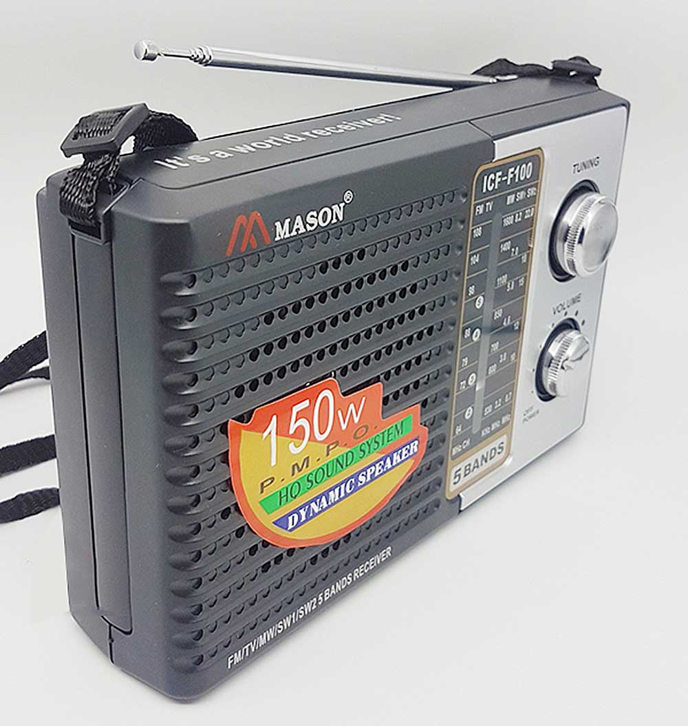 Radio MASON ICF-F100, 5 băng tần