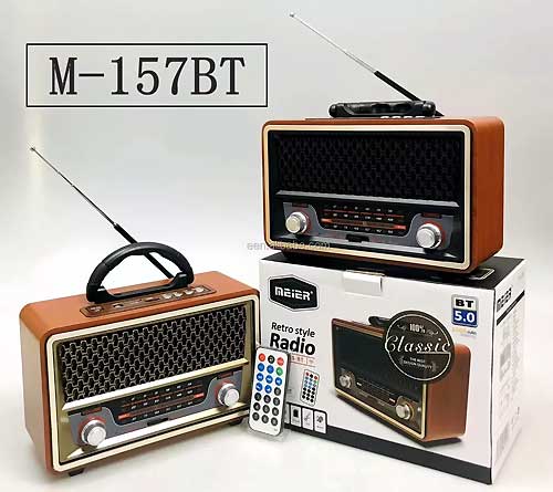 RADIO MEIER M-157BT, style cổ điển - 3 band