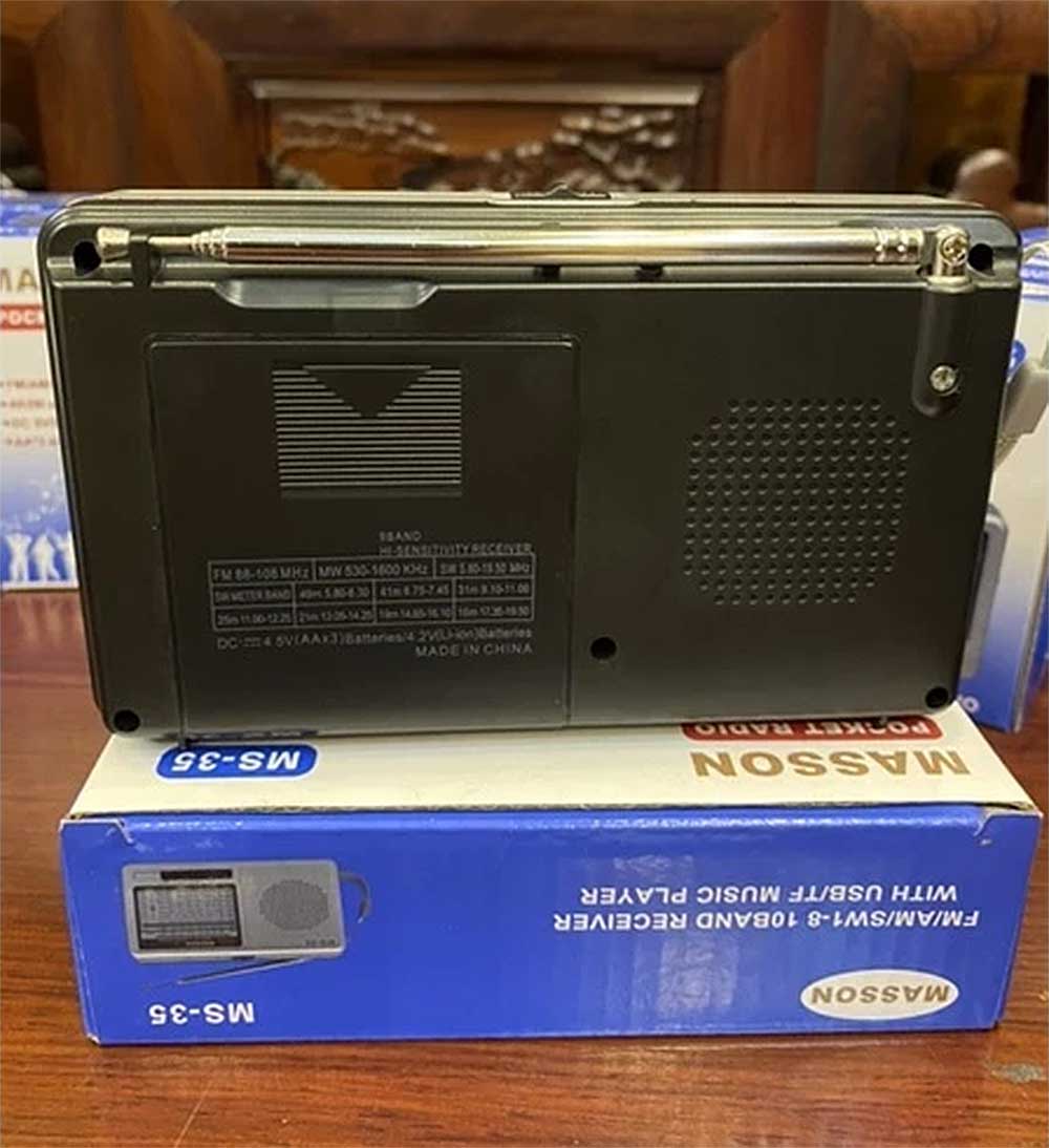 Radio mini MASON MS-35, 9 băng tần