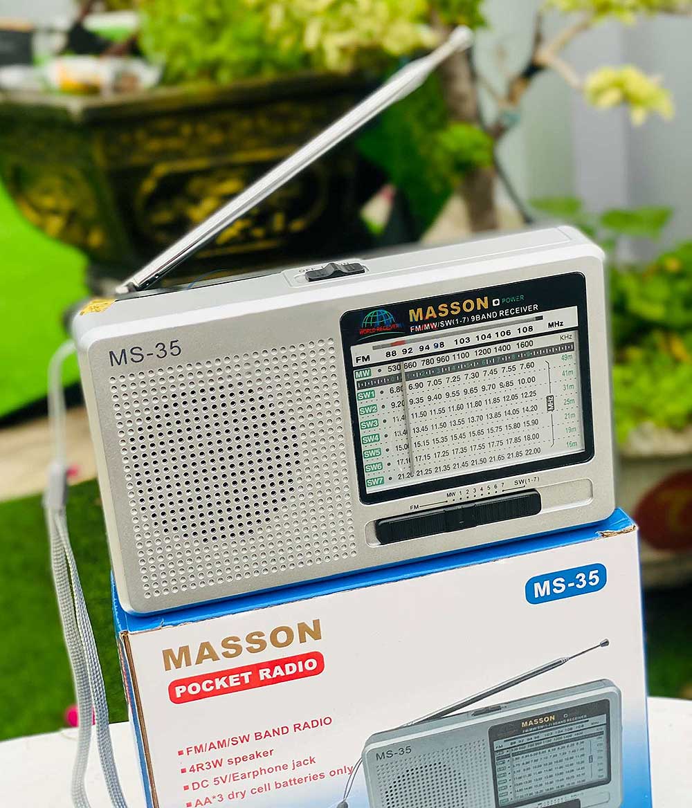 Radio mini MASON MS-35, 9 băng tần