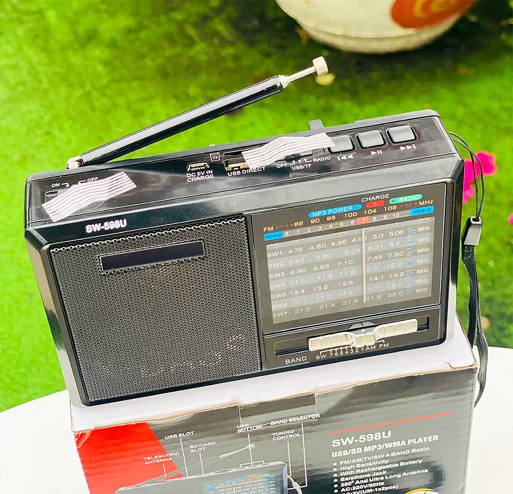 Radio mini SONY SW-598U, 9 băng tần