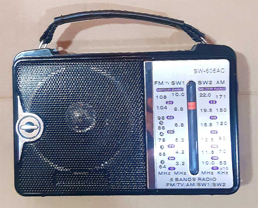 Radio mini SONY SW-606AC, 5 băng tần