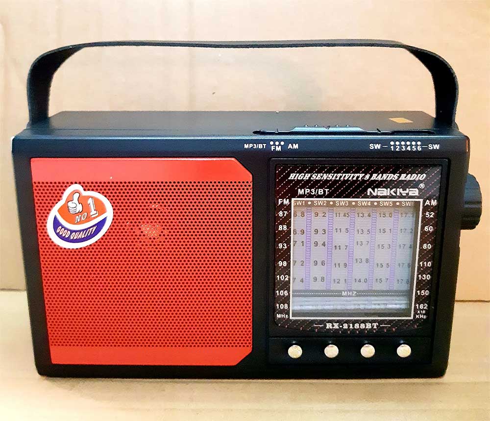 Radio NAKIYA RX-2188BT, 8 băng tần