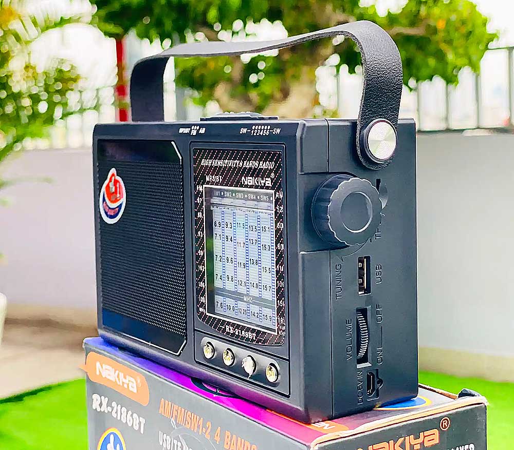 Radio NAKIYA RX-2188BT, 8 băng tần