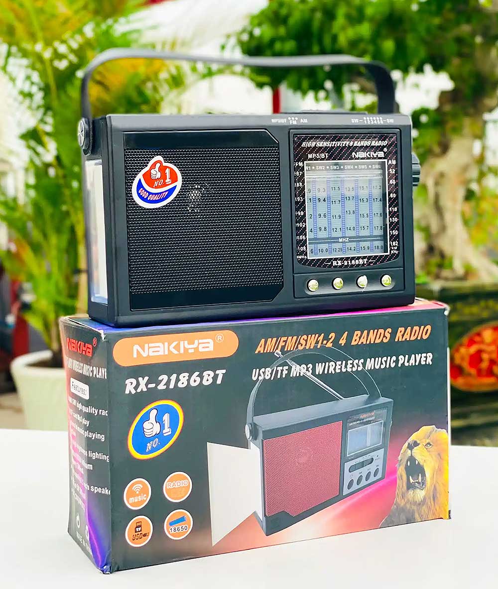 Radio NAKIYA RX-2188BT, 8 băng tần