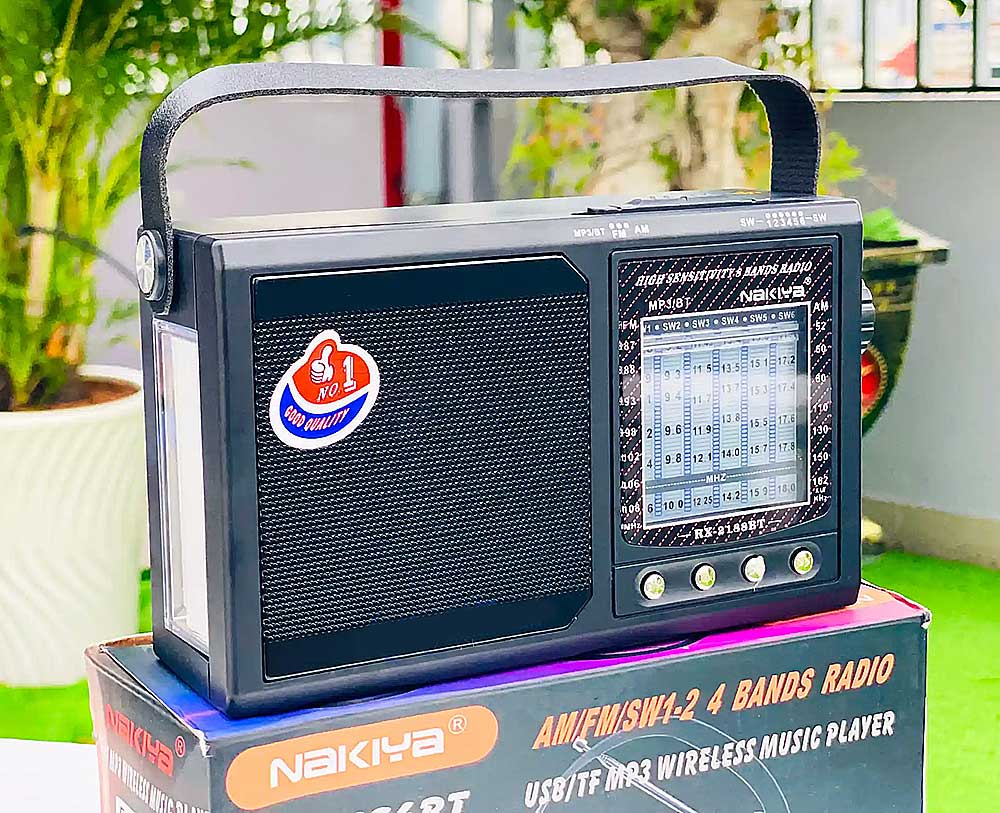 Radio NAKIYA RX-2188BT, 8 băng tần