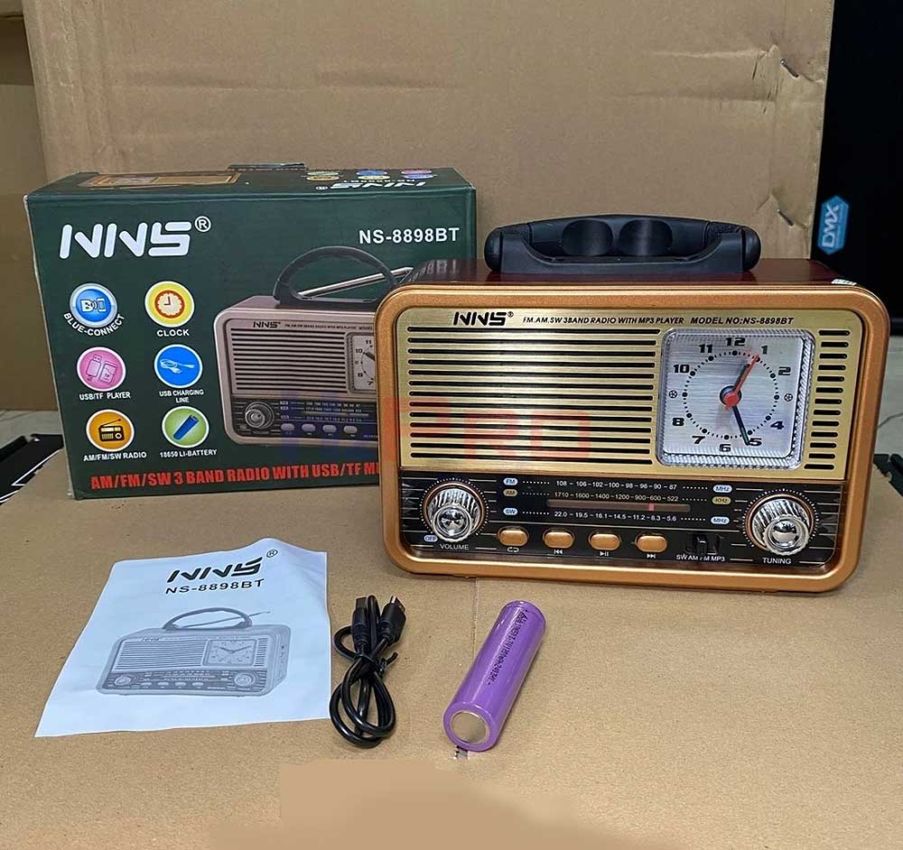 Radio NNS NS-8898BT, 3 băng tần