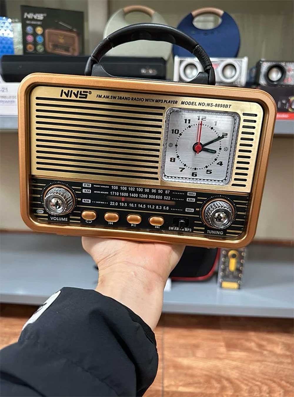 Radio NNS NS-8898BT, 3 băng tần