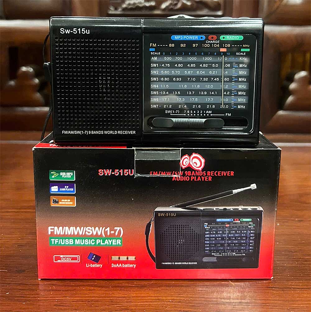 Radio SONY SW-515U, 9 băng tần