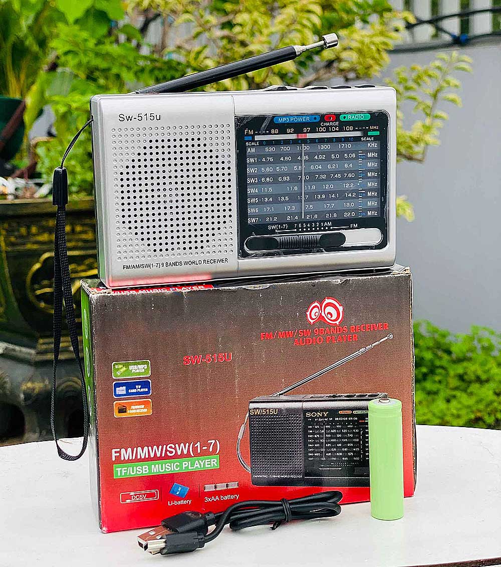 Radio SONY SW-515U, 9 băng tần