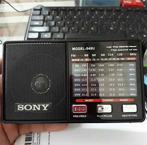 Radio Sony SW-548U 8 band ( FM/AM /SW1-SW6 )