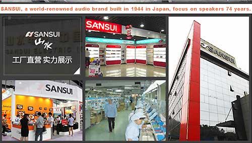 SANSUI, một thương hiệu âm thanh nổi tiếng thế giới