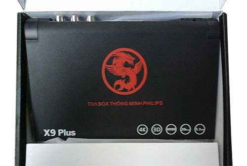 Tivi Box Philips X9 Plus Ram 2Gb