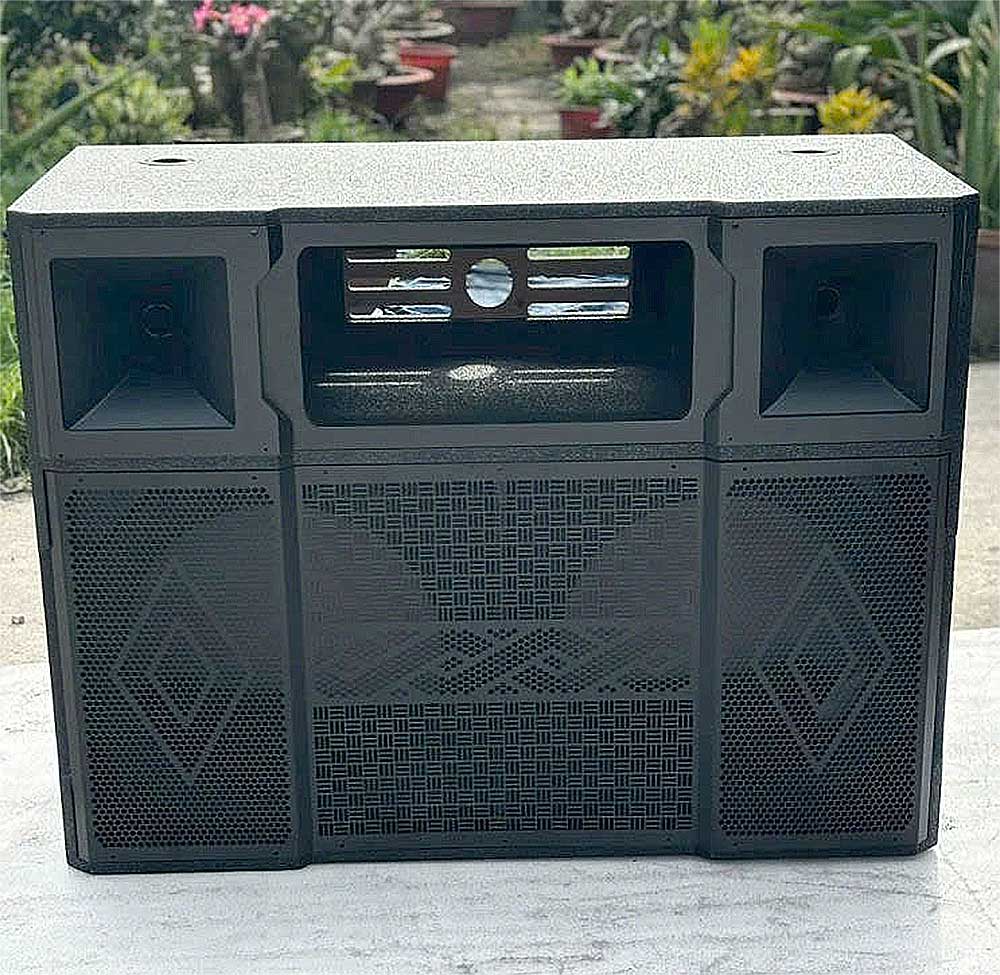Vỏ thùng loa kéo điện,  2 bass 40